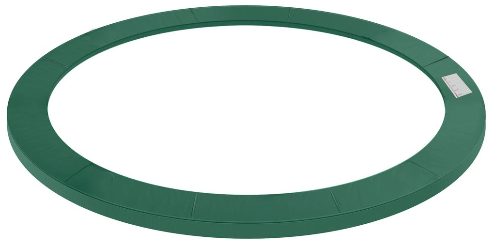 HOMCOM Pernă de protecție pentru trampolină de grădină, Ø 244cm Verde | Aosom Romania