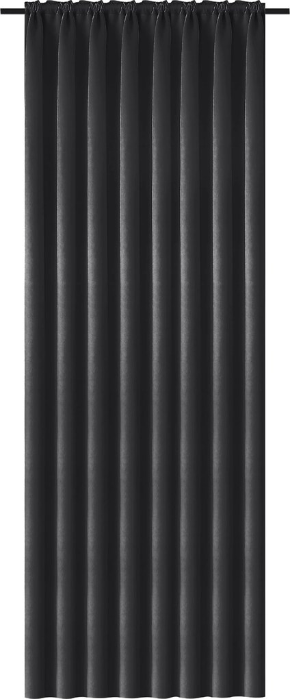 Draperie neagra OXFORD 140x250 cm Agatat: Inele metalice