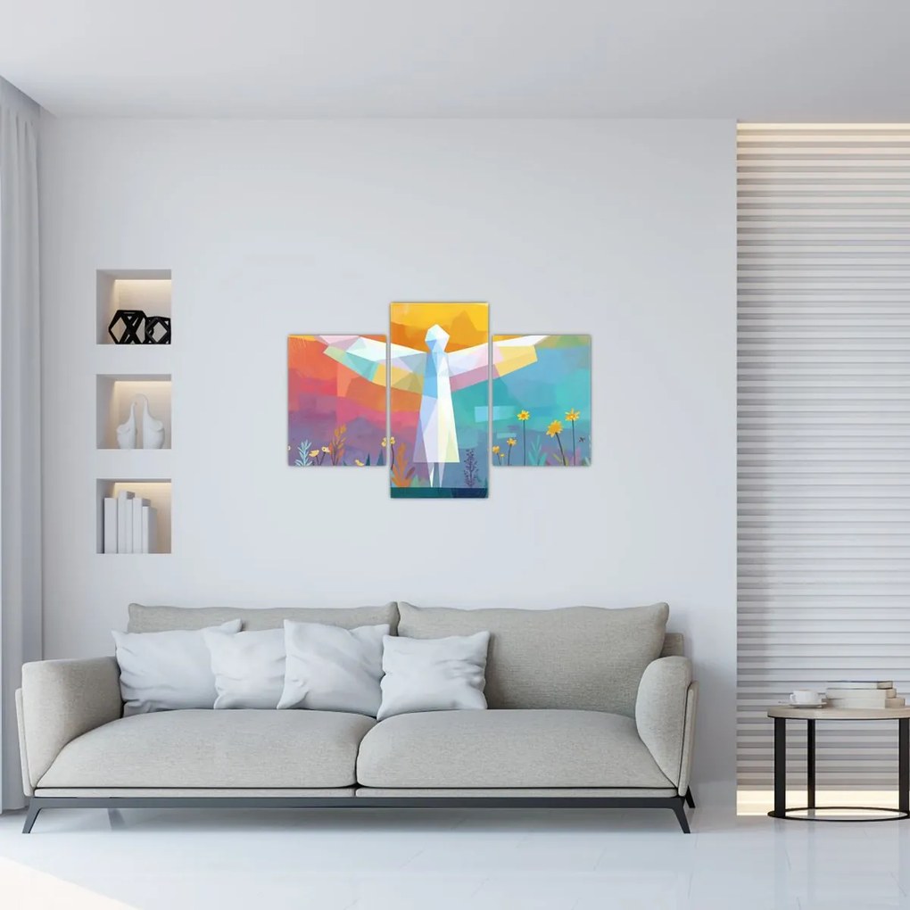 Tablou - Păzitorul florilor (90x60 cm)