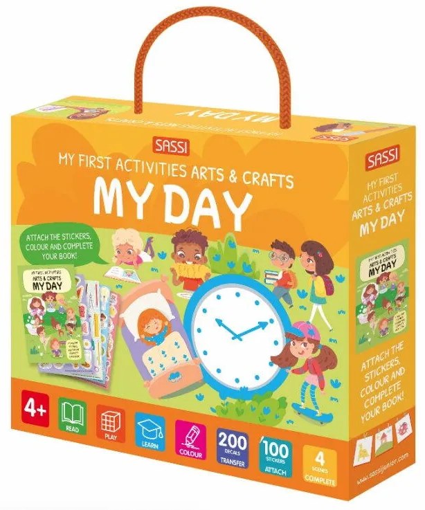 PRIMUL SET DE ARTA & LUCRU MANUAL - ACTIVITATI ZILNICE - SASSI (978-88-303-1221-0)