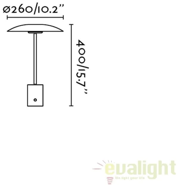 Veioza LED design deosebit HOSHI aurie/negru 28387
