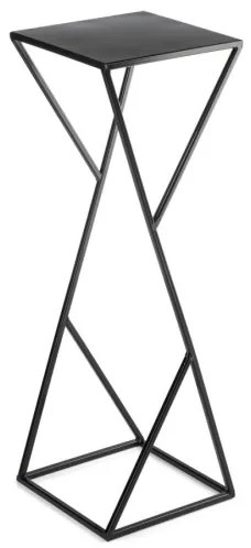 Suport pentru flori LOFT 70x23,5 cm negru