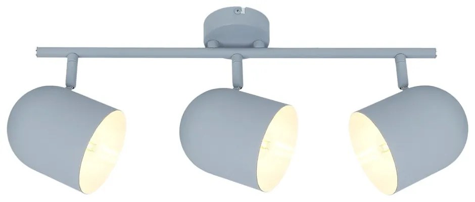 Plafonieră albastru-deschis cu abajur din metal 55x10 cm Azuro – Candellux Lighting