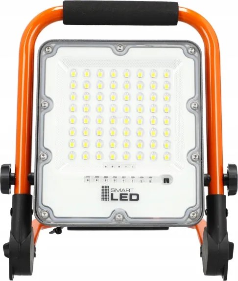 Proiector LED reîncărcabil cu stativ LED/30W/3,2V 4500K 5000 mAh IP65 portocaliu