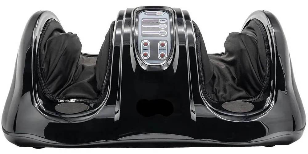 Aparat de masaj Serenity pentru picioare-negru lucios