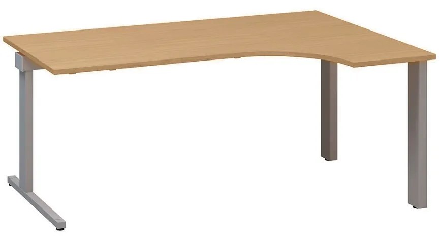 Birou ergonomic ProOffice C 180 x 120 cm, dreapta, fag