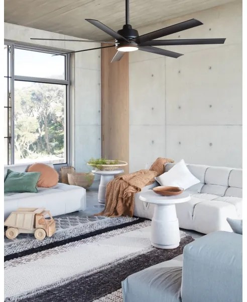 Ventilator de tavan Lucci air 21610949 ATLANTA 1xGX53/12W/230V negru + telecomandă