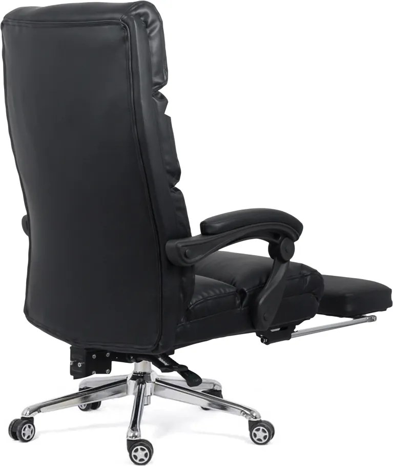 Scaun directorial cu suport picioare retractabil OFF 422 negru