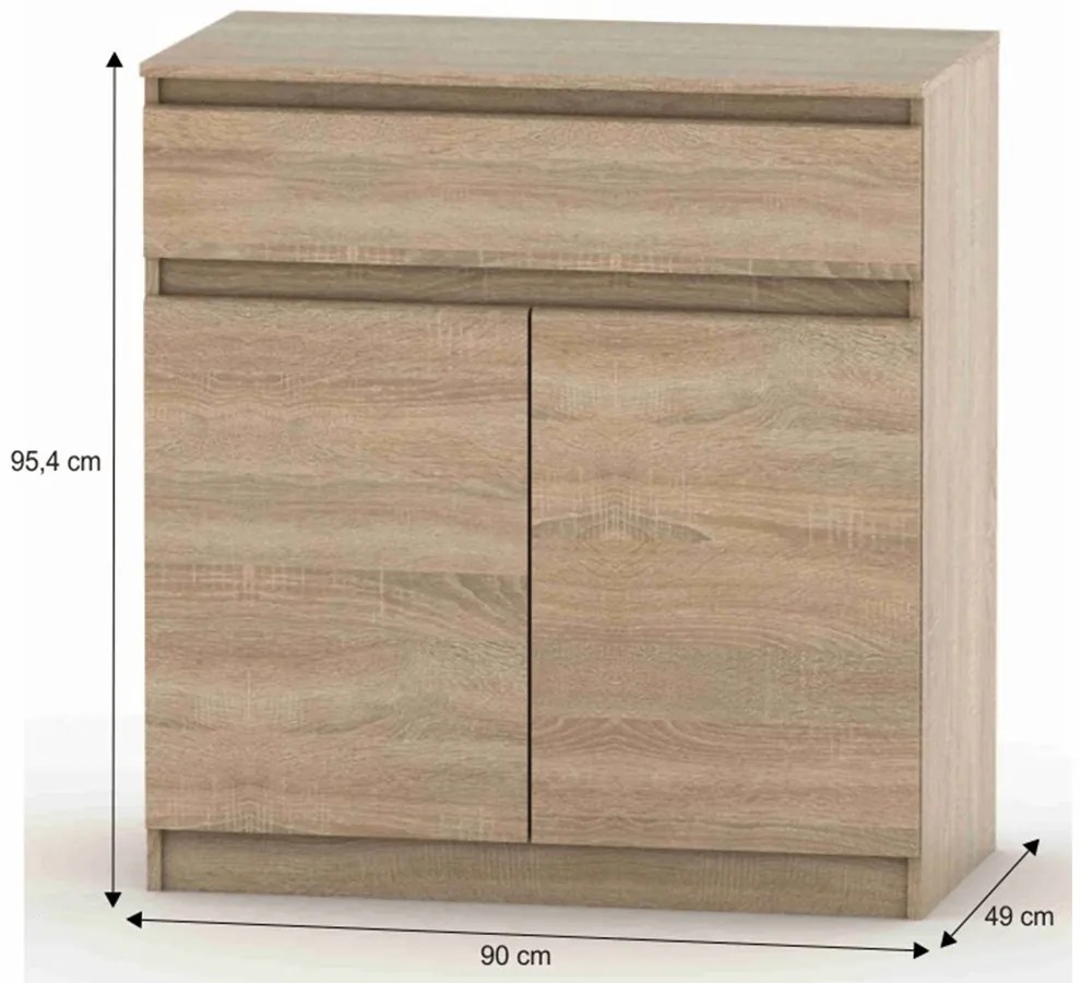 Dulap HANY NEW 007, stejar sonoma