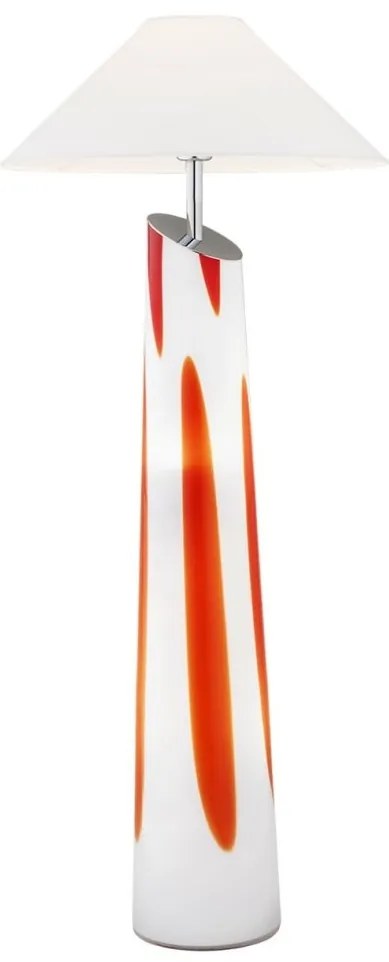 Lampadar, lampa de podea design modern POLONIA opal, rosu
