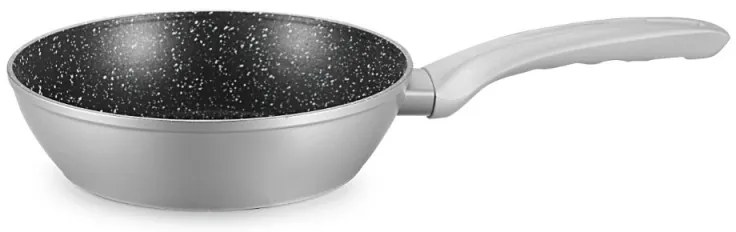 Set oale si tigai Royalty Line T010-Silver, Aluminiu, 10 piese, Acoperire marmura, Argintiu