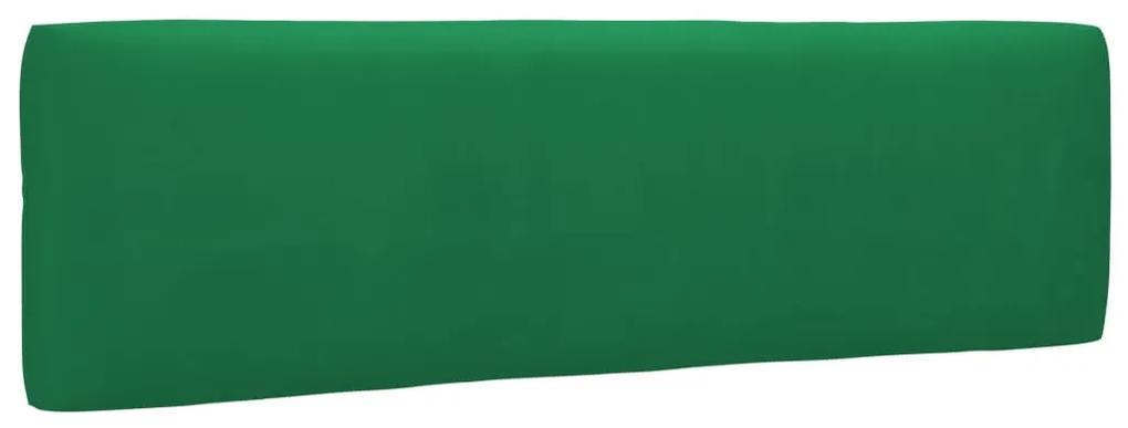Canapea de mijloc din paleti de gradina, gri, lemn pin tratat Verde, canapea de mijloc, Gri, 1