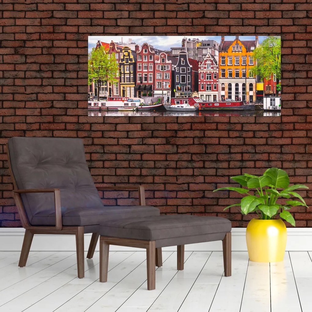 Tablou - Amsterdam, case de dans (120x50 cm)