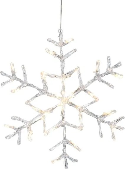 Decorațiune luminoasă Best Season Snowflake Silvino, Ø40 cm