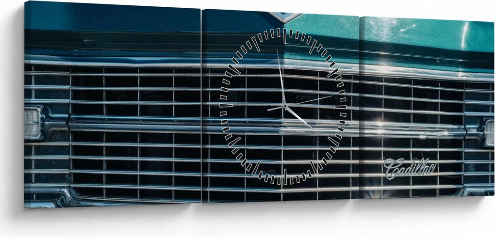 Tablou - Cadillac (cu ceas) (90x30 cm)
