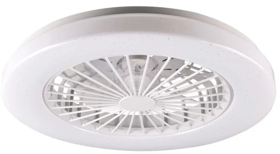 Plafonieră LED dimabilă cu ventilator LIBYA LED/48W/230V 3000-6500K + telecomandă