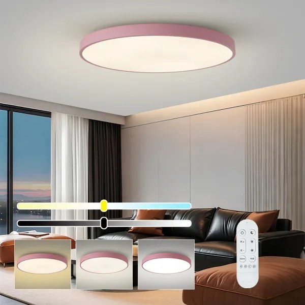 Brilagi-LED Corp de iluminat cu reglare a intensității POOL SMART LED, 128 W, 230 V, 100 cm, Wi-Fi Tuya + telecomandă, roz