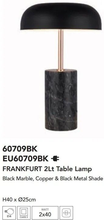 Veioza, Lampa de masa decorativa Frankfurt