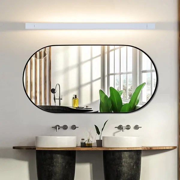 Brilagi - Iluminare LED pentru oglindă de baie AQUA LINE LED/24W/230V 90 cm IP44 alb