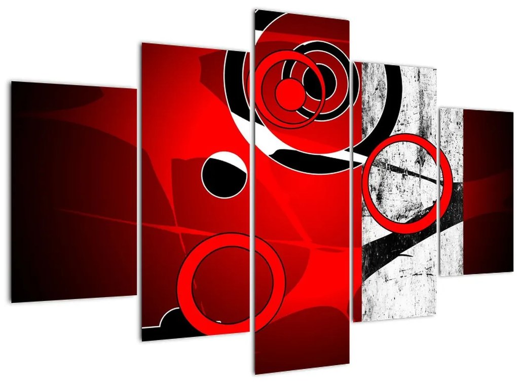 Tablou cu abstracție (150x105 cm)