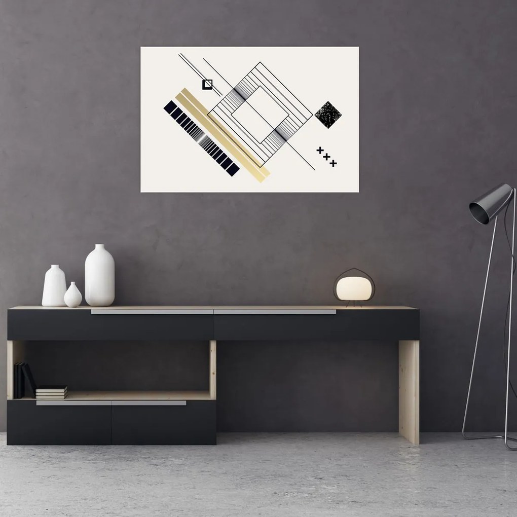 Tablou - Forme geometrice N⁰6 (90x60 cm)