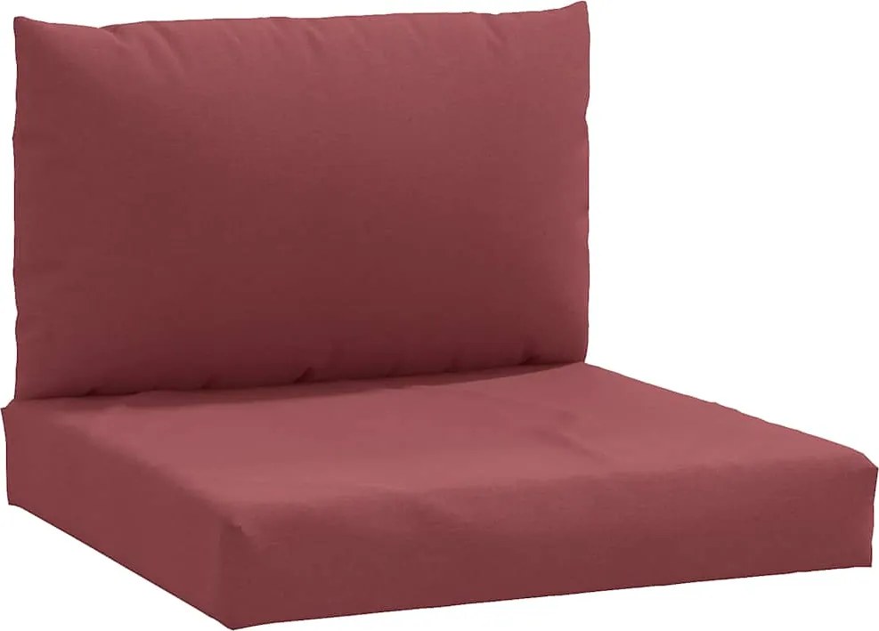 vidaXL Perne de paleți, 2 buc., melanj roșu vin, material textil