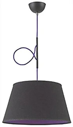 Lustra moderna negru/ purpuriu Lukka 369/1 LP