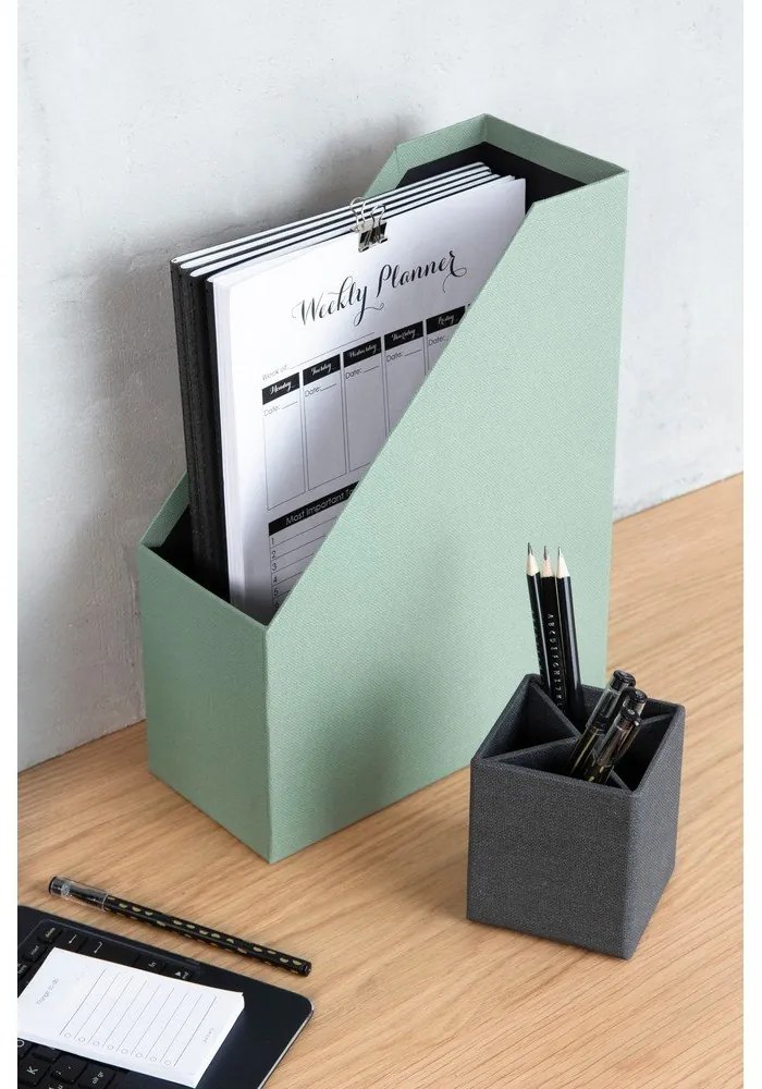 Organizator pentru documente din carton Estelle Canvas Paper Laminate – Bigso