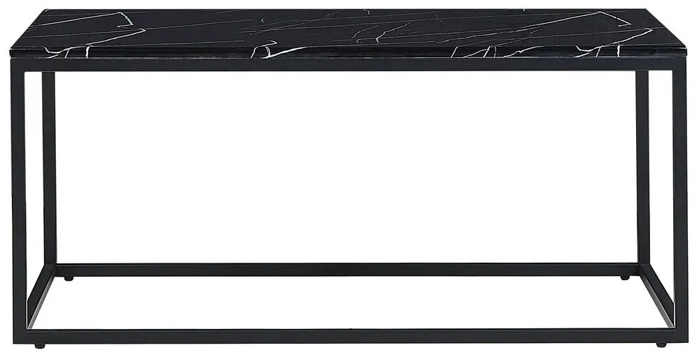 Masă de cafea DELAND (MDF) (negru cu efect marmură). 1018602