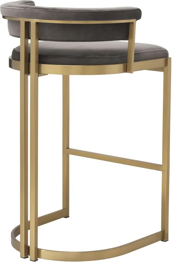 Scaun bar design LUX, Counter Stool Dante, gri 115839 HZ