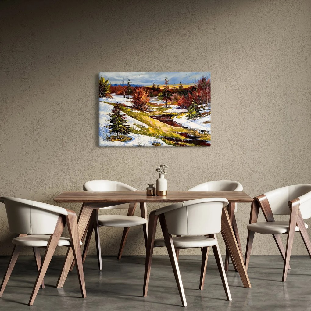 Tablou - Sosirea primăverii (90x60 cm)