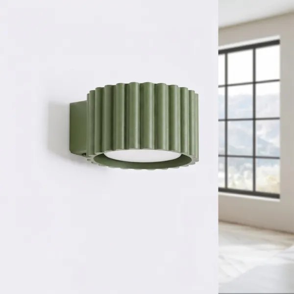Sollux SL.2615 - Aplica de perete AURA 1xGX53/10W/230V verde