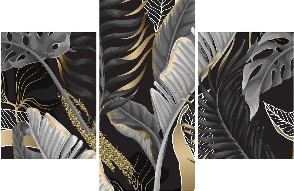 Tablou - Jungla de aur (90x60 cm)