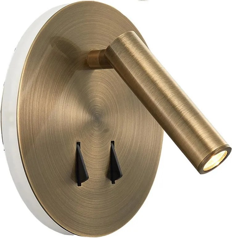 Aplica perete lumina ambientala, spot directionabil CAYMAN alama antic