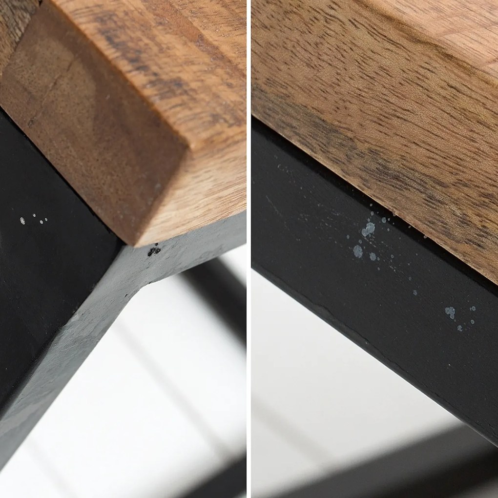 Masuta design industrial vintage Infinity Home 60cm, mango natur A-39787 VC