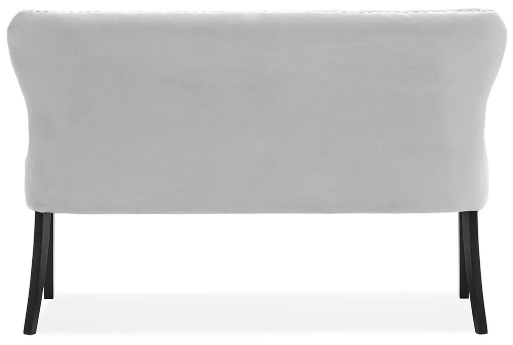 Bancuta tapitata Madame gri – H99 cm