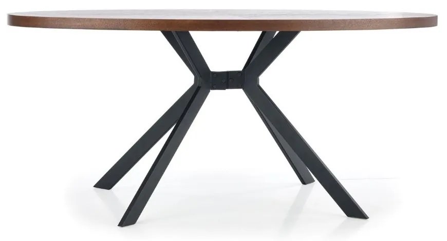 Masa de bucaterie Locarno, nuc/negru