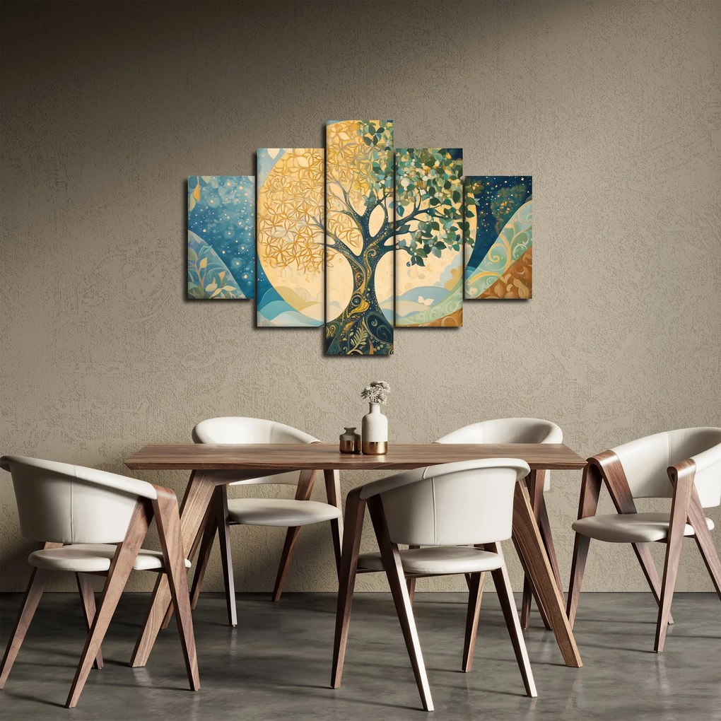 Tablou – Arborele vieții în lună (150x105 cm)