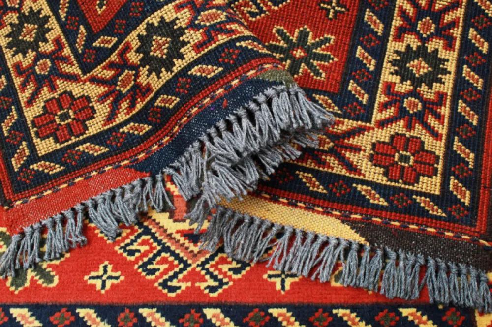 Covor afgan din lână Kargai 61x89 covor manual pentru living sau dormitor