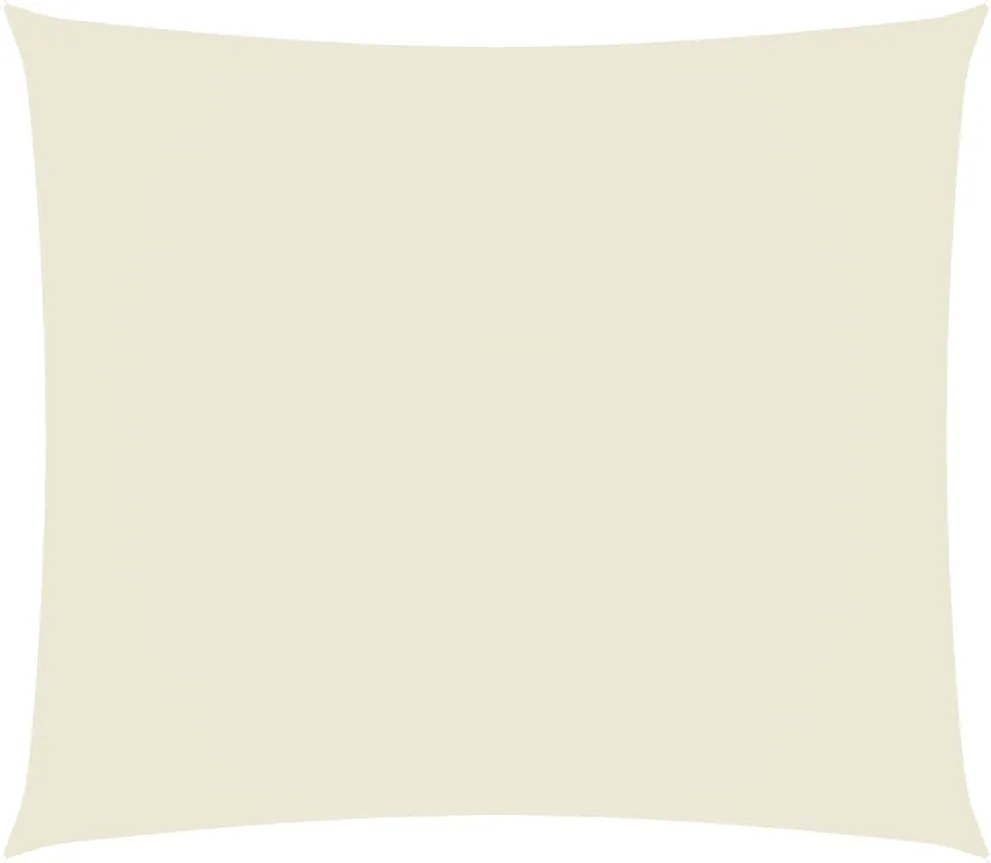 vidaXL Pânză parasolar, crem, 2x2,5 m, țesătură oxford, dreptunghiular