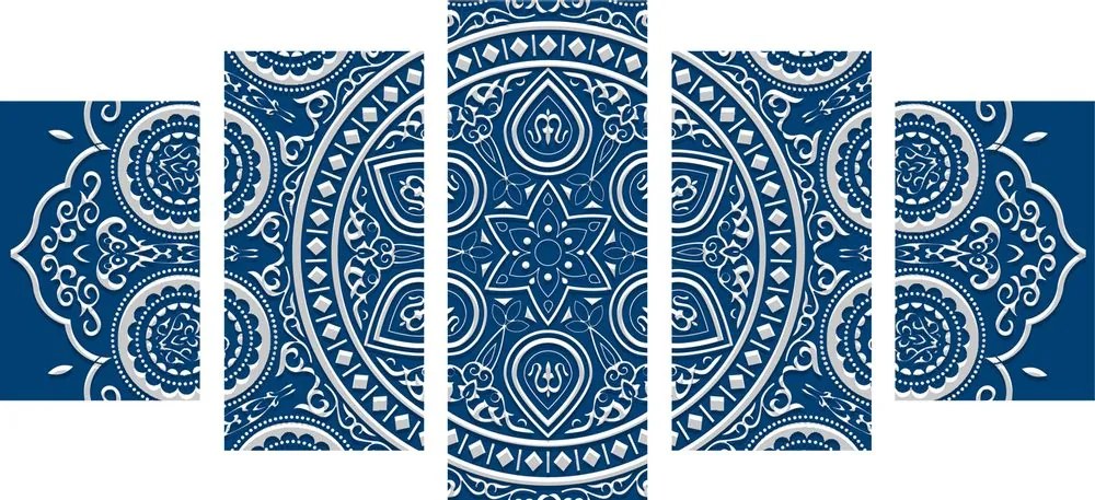 Tablou 5-piese Mandala etnică fină