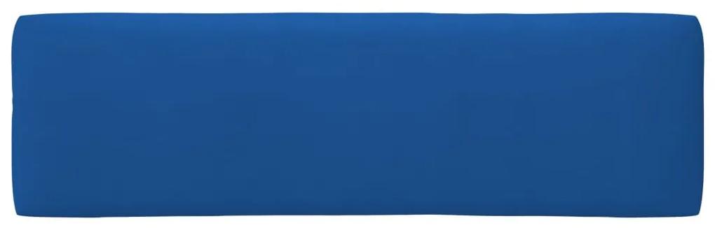 Canapea de mijloc din paleti de gradina, lemn pin gri tratat Albastru regal, canapea de mijloc, Gri, 1