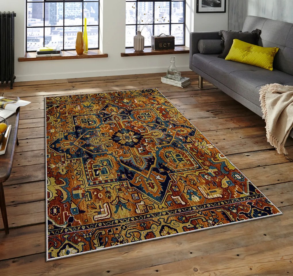 Covor, Asr Crpt-109, 100x140 cm, Multicolor