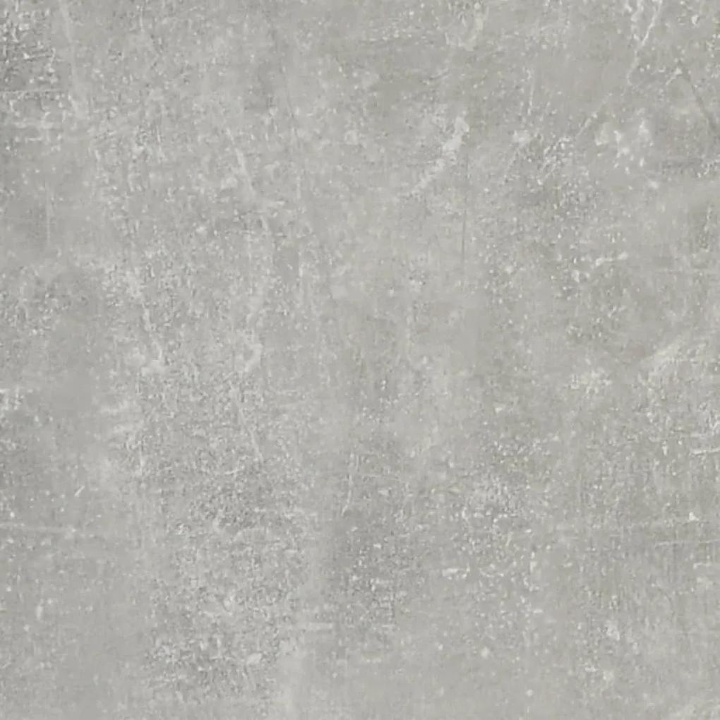 Dulap de perete suspendat, gri beton, 69,5x32,5x90 cm 1, Gri beton