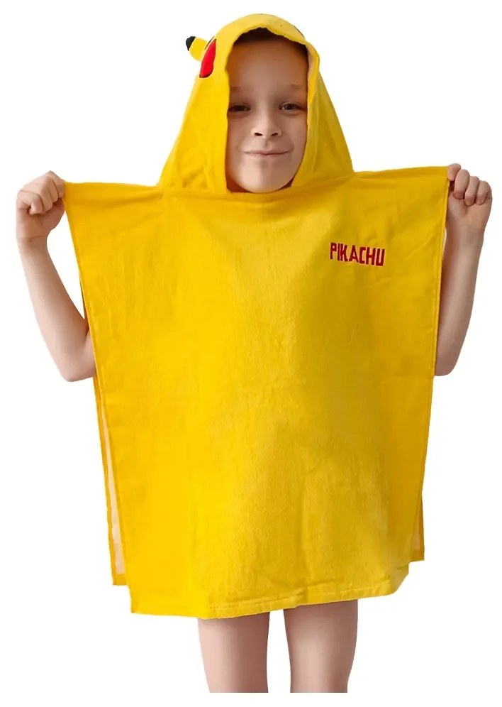 Poncho Pokémon pentru copii I choose you Pikachu ,50 x 115 cm