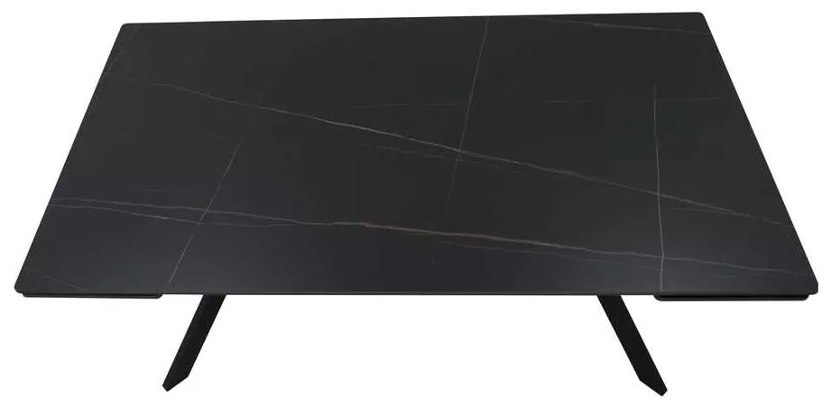 Masă de bucătărie Lumiere 160 x 90 cm, negru