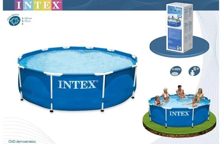 Corp de piscină Intex cu cadru metalic, 305x76 cm - 28200
