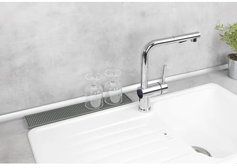 Tavă pentru scurs vase Wenko Pico, lungime 42 cm, gri