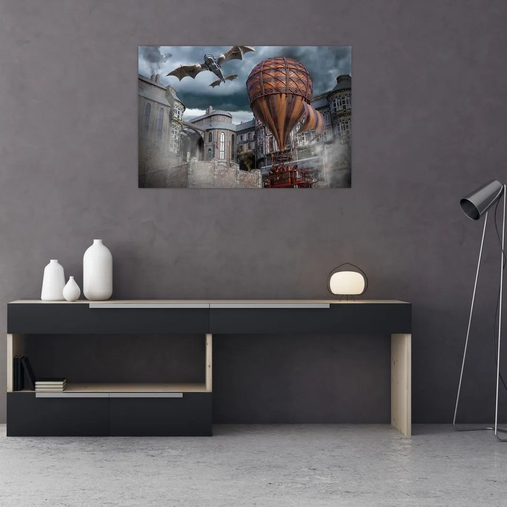 Tablou - Peisaj suprarealist (90x60 cm)