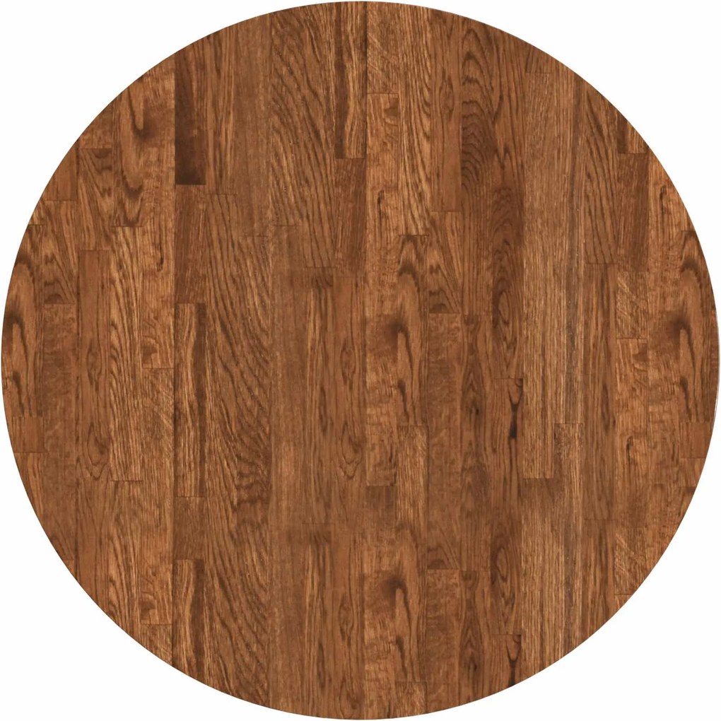 vidaXL Placă de masă Maro deschis Ø 70 x 2,5 cm Lemn de stejar masiv